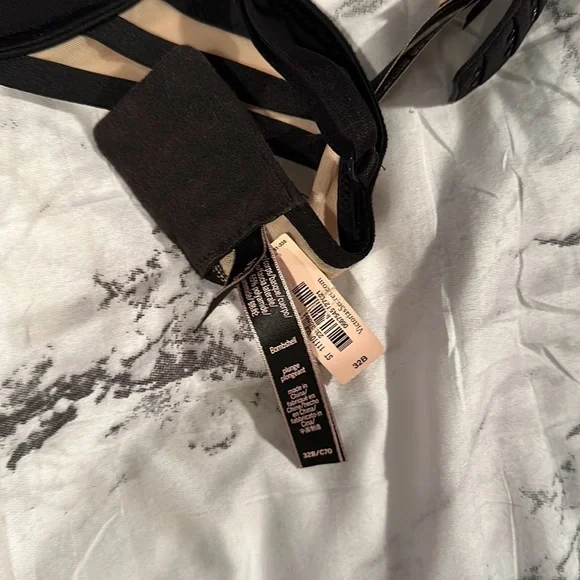 Bombshell 32b/c70 black tan Victoria’s Secret bra brand new with tags rare LOOK! - Picture 3 of 6